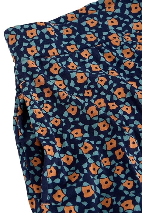 JADE JERSEY SKIRT NAVY PRINTED 3