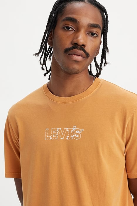 SS PRINTED T-SHIRT ORANGE 5