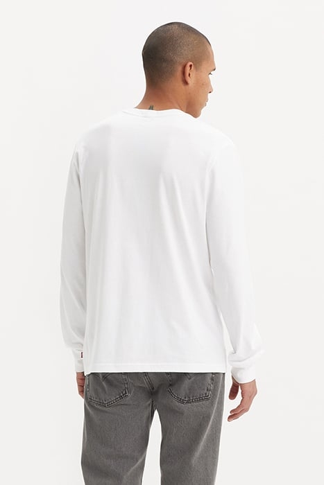 RELAXED JEANS LONG-SLEEVED T-SHIRT WHITE 2