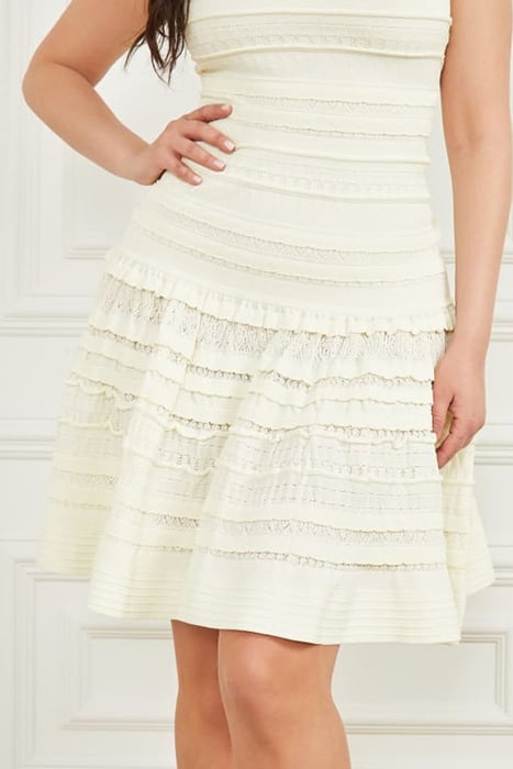 THE FLIRT SWEATER PALE MINI DRESS PEARL 5