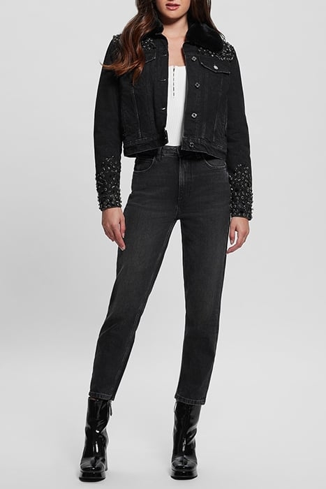 DORIA SHEARLING JACKET CRATERS STONES 3