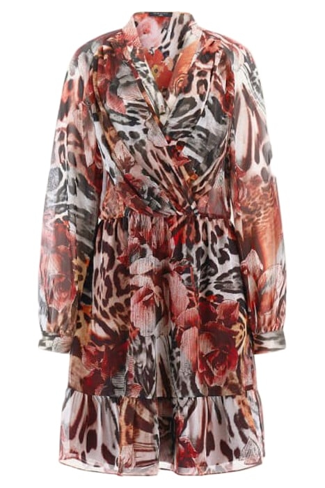 LEOPARD ROSE SHORT D LEOPARD ROSE PRINT 3