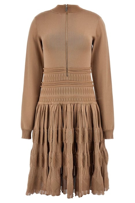 TEMPO HIGH NECK SWEA MACCHIATO MINI DRESS MULTI 3