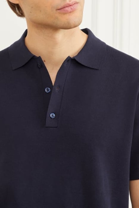 FORMAL PERFORMANCE SMART POLO SHIRT BLUE 4