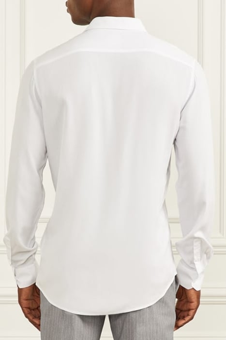 BENNY NEW COLLAR PAU PURE CASUAL SHIRT WHITE 2