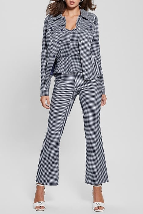 NEW ORNELLA PANT BLUE CAVE AND WHITE 3