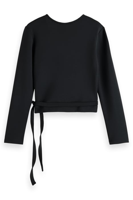 WRAP CARDIGAN BLACK 5