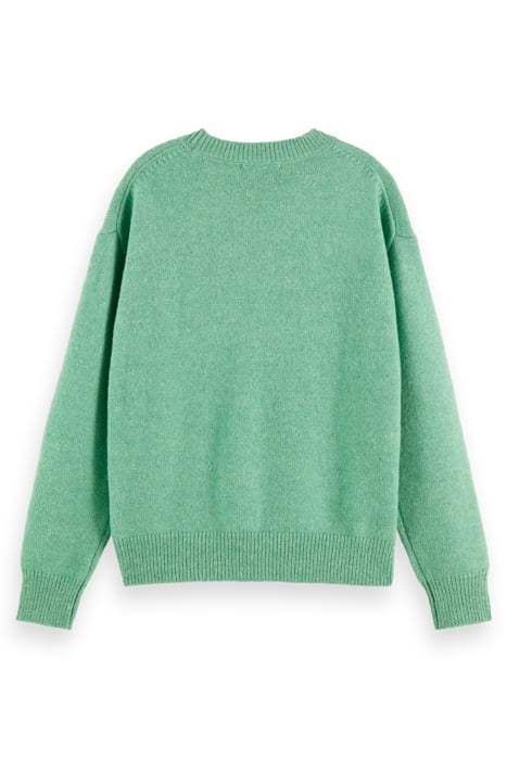 INTARSIA CLUB SODA PULLOVER FROZEN MINT 5
