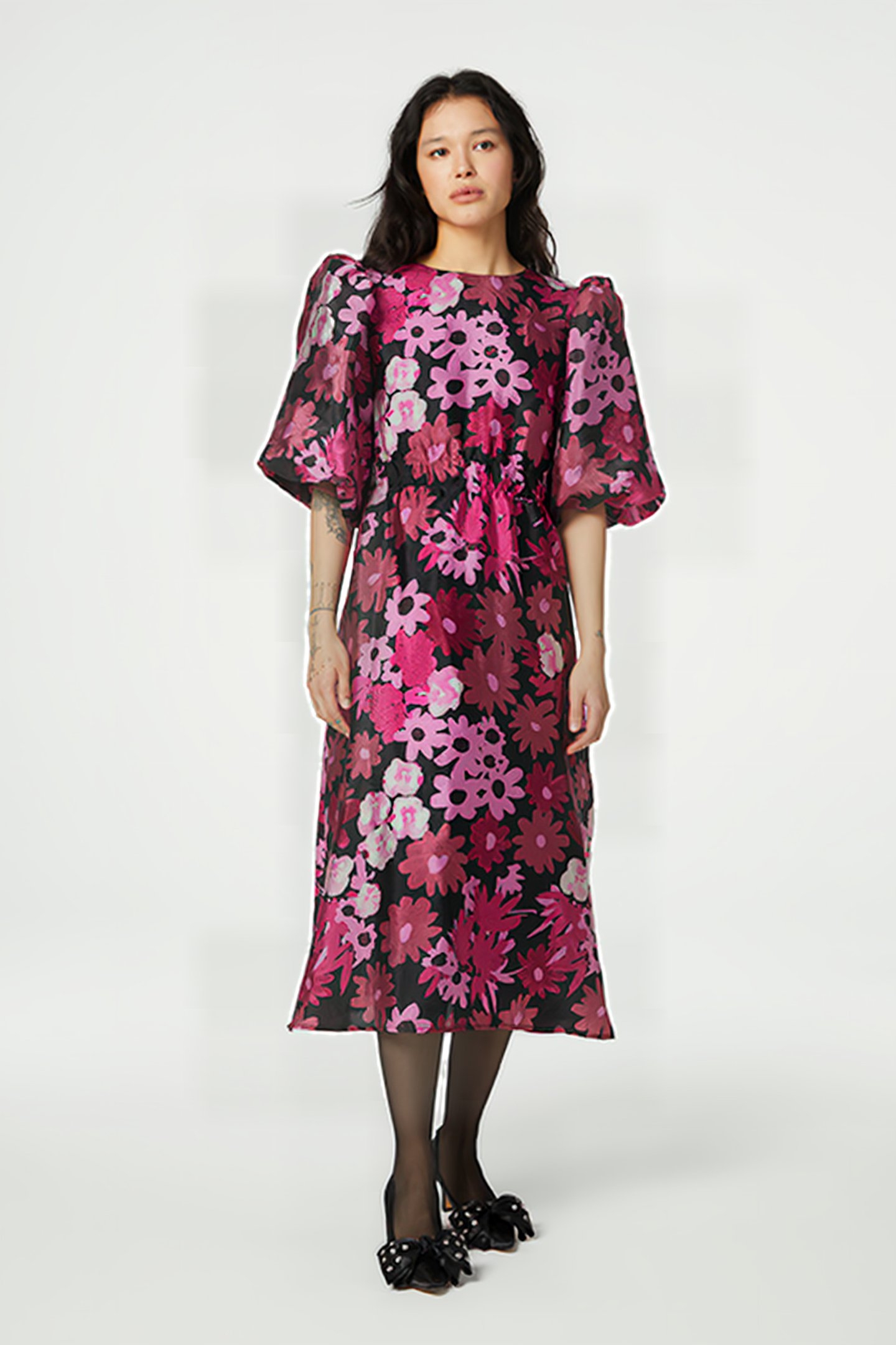 ANNIE DRESS DIRTY PINK/CHEEKY CH 1