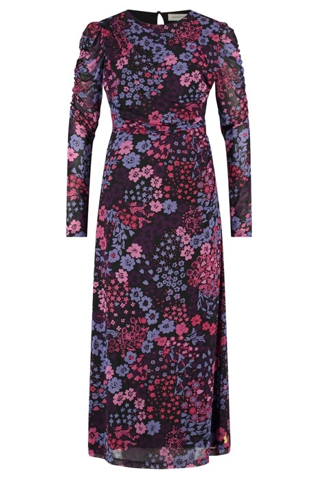 BELLA DRESS BLACK/BUBBLE GUM PIN 3