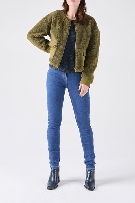 TROUSER WOVEN LONG 24001857 MID BLUE DENIM 1