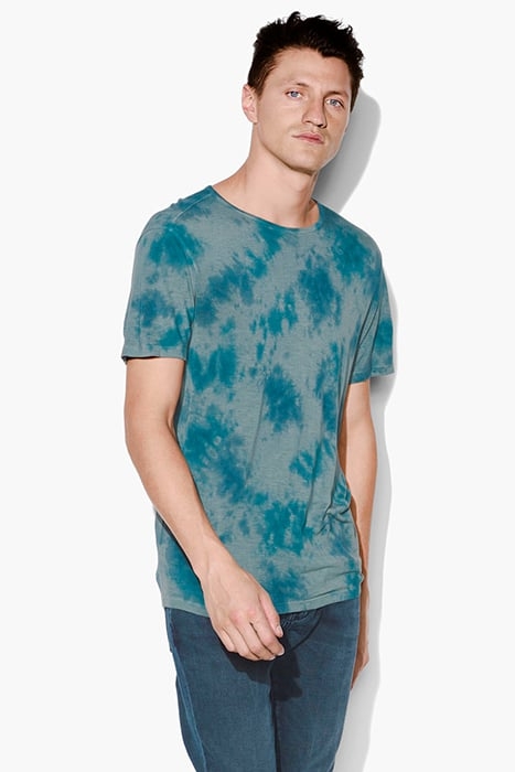 MARCUS SHORT SLEEVE TIE CHARCOAL 1