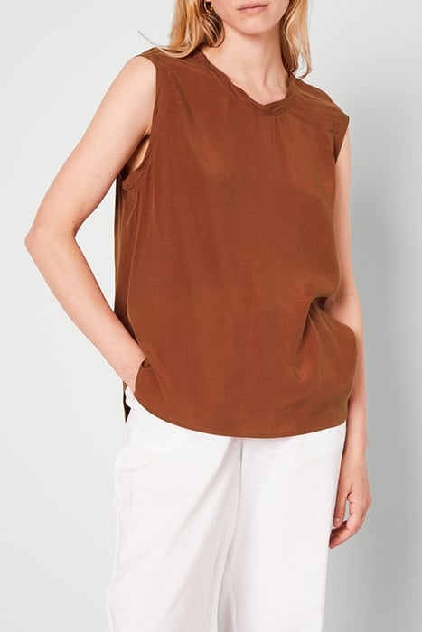 SLEEVELESS ROUND NECK TOP BUCHETTE 1