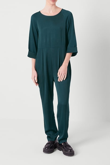 ROUND COLLAR 7/8 SLEEVES JUMPSUIT PERROQUET 4