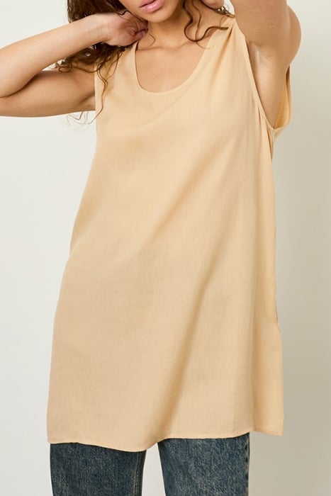 U COLLAR SLEEVELESS LONG TOP NOMADE 1