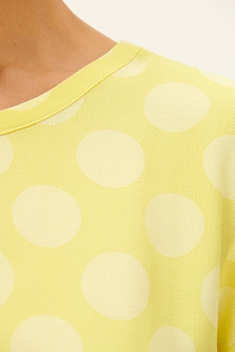 ROUND COLLAR PRINTED SHORT TOP DIVA 5