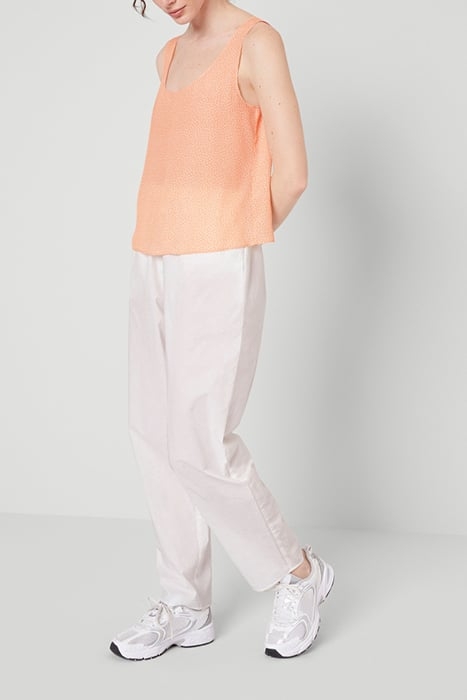 SHORT TOP WITHOUT SLEEVES U COLLAR DOUCETTE 3