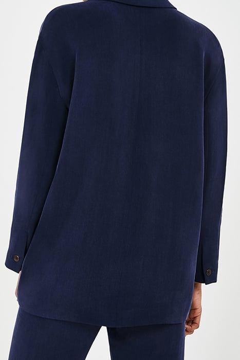 STRAIGHT MID-LENGTH BLAZER NAVY 2
