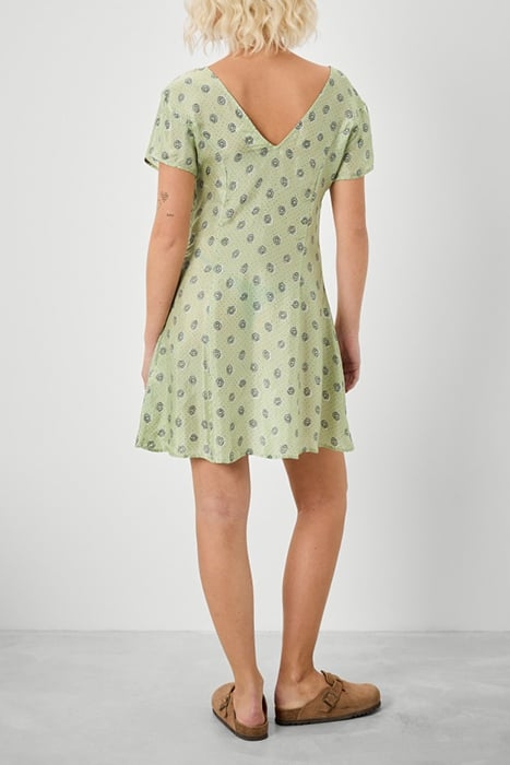 SHORT PRINTED A-LINE DRESS FERNANDE 2