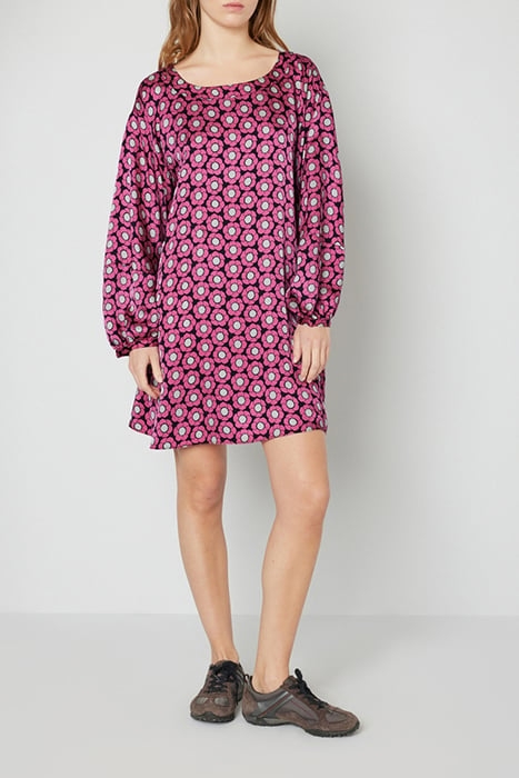 LS SHORT A SHAPE BOAT COLLAR DRESS SYLVIE 3