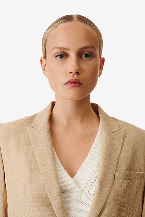 DANYS SINGLE BREASTED COAT IN CAMEL 5