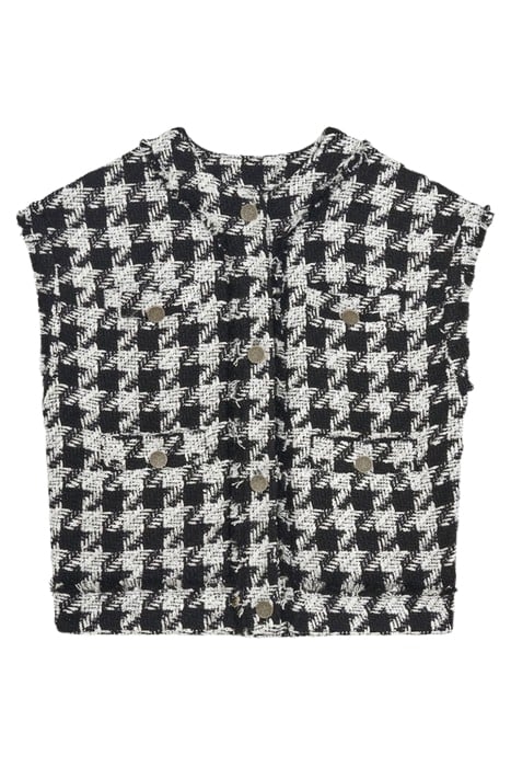 LILOUS VEST IN BLACK/WHITE 4