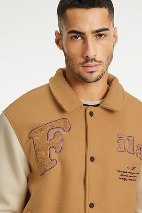 TEHRAN COLLEGE JACKET ICED COFFEE-WHITECAP GRAY 7