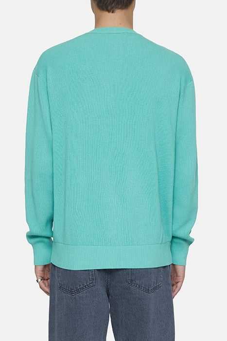 CREWNECK KNITS GLAZED GREEN 2