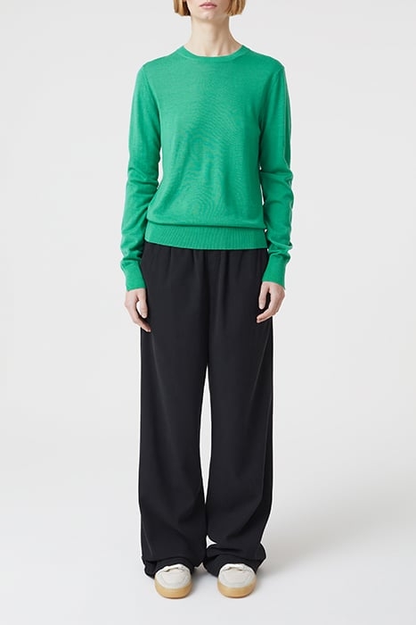 CREW NECK LONG SLEEVE KNITS NEW GREEN 3