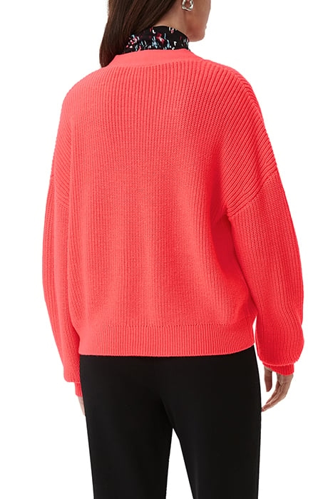 COMMA CARDIGAN RED-CORAL 2