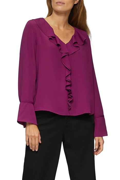 S.OLIVER BLOUSES DARK PINK 1