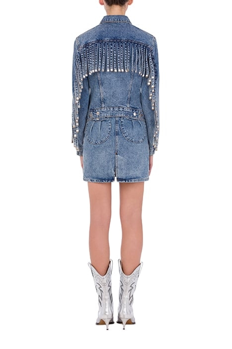 RECYCLED BLUE DENIM JACKET BLUE 2