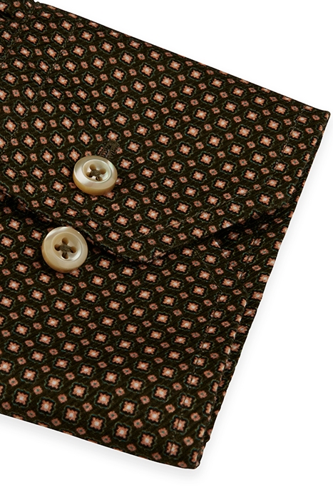 FITTED BODY/75, RM CUFF GREEN PATTERN 3