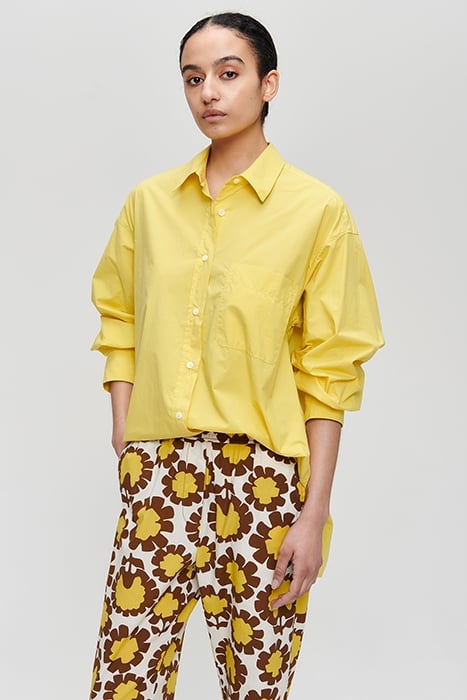 WIDE ORGANIC COTTON SHIRT YELLOW 1