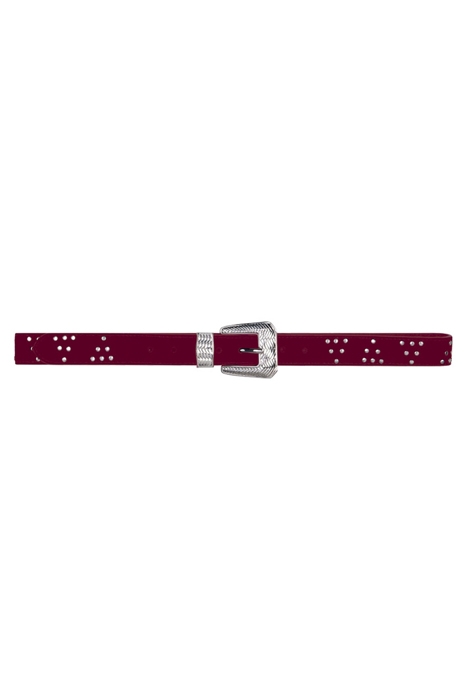 BRUNELLE LEATHER BELT MULBERRY 1