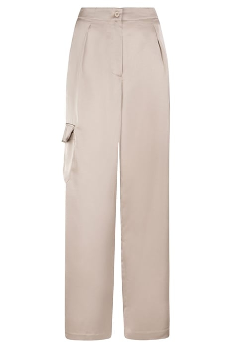 HARLOW SATIN WIDE PANTS TIMELESS TAUPE 3