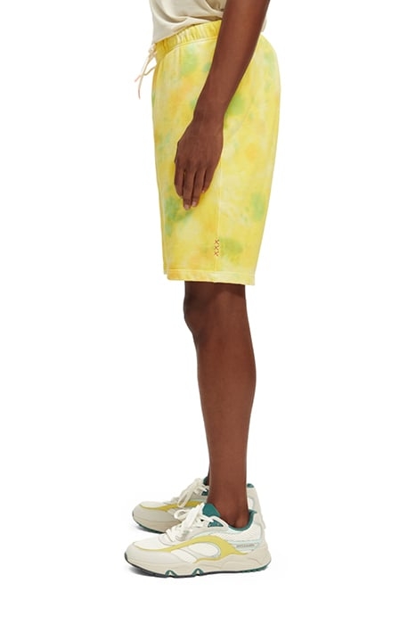 RELAXED TIE-DYE SWEATSHORTS YELLOW TIE DYE 6