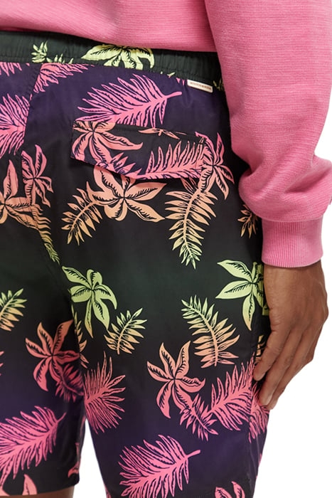 LONG LENGTH - PRINTED SWIMSHORT GRADIENT LEAF AOP 8