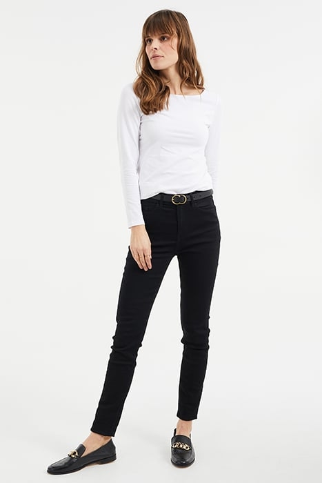 5-POCKET MID WAIST BLACK 3