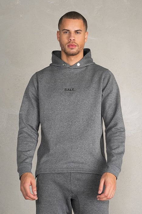 Q-SERIES STRAIGHT CLASSIC HOODIE DK GREY HEATHER 1