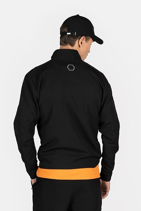 ATHLETIC SLIM FIT TRACK JACKET JET BLACK 2