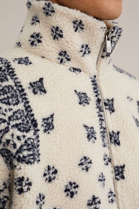 CARDIGAN WITH ZIPPER BEIGE 6