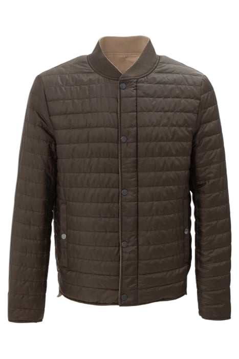 KHAKI/BEIGE REVERSIBLE LIGHT PADDED JACKET 5