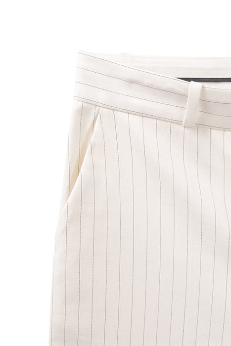 ECRU PINSTRIPE SUIT TROUSERS 6