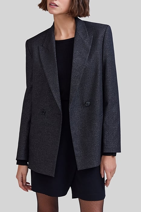 BLACK GLITTERY SUIT JACKET 1