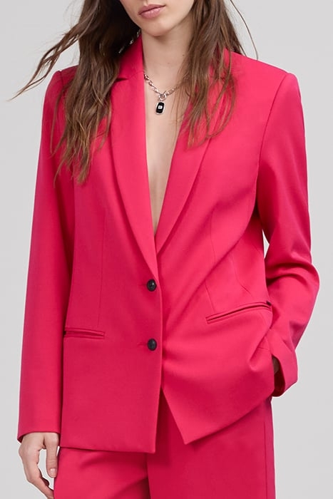 FUCHSIA LOOSE SUIT JACKET 1