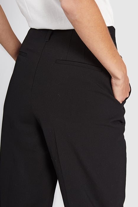 BLACK STRAIGHT SUIT TROUSERS 7