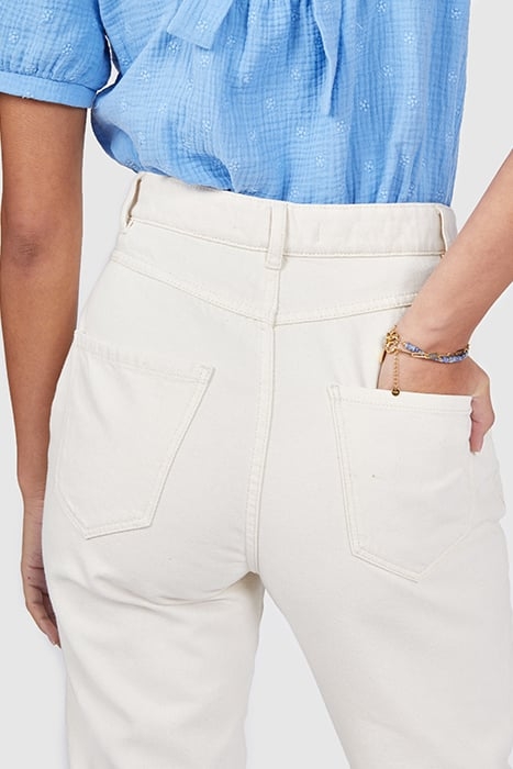 ECRU SLOUCHY JEANS 5