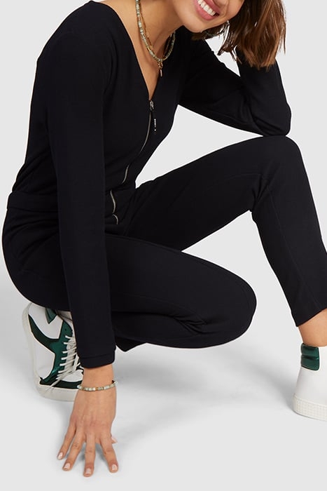 NAVY KNIT JUMPSUIT 3