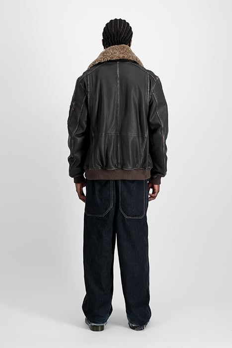 B-15 LEATHER CUSTOM VINTAGE BROWN 2